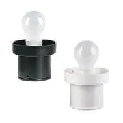 Fitter For Twistlock Globes E27 in Black/White Superlux Lighting - S048-BL, S048-WH