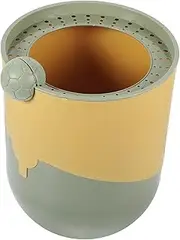 MAGICLULU Garbage Can Car Trash Can Trash Bin Kitchen Garbage Bin Waste Paper Basket Trash Can for Office Multi-Function Trash Can Human Mini Trashcan with Lid Bucket for Garbage Plastic