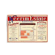 Caulfield Melbourne Vintage Real Estate Advert Art #1
