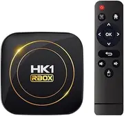 Android 12.0 TV Box 4GB RAM 64GB ROM TV Box HK1 RBOX H8S Allwinnerh618 64-Bit Quad Core with Dual Wi-Fi 2.4G/5.0G, BT 4.0/ 3D Ultra HD 4K/ H.265/ 1000M LAN/USB 3.0 Smart TV Box,2gb+16gb