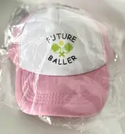 Pickleball Girls 2-6 Yrs. Old "Future Baller" Adjustable Strap Back Cap NWT