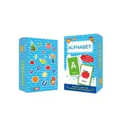 52 PCS Alphabet ABC Flashcards Toddlers Kids Early Learning Educational Uppercase Lowercase Large Letters Interactive Preschool Vocabulary Builder