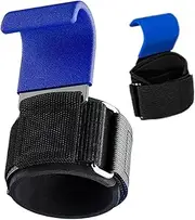 Wrist Straps for Weightlifting,Grips Hook for Powerlifting | Adjustable Wrist Wraps Hooks for Strength Training Weightlifting Deadlifts Pull-ups