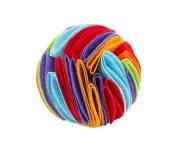Snuffle ball Dog Puzzle Toys Increase IQ Slow Dispensing Feeder Pet Cat Trainiod L - A