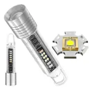 Super Bright Flashlight USB Rechargeable Waterproof Torch Zoom Camping Lamp