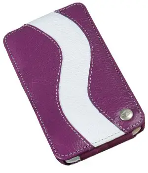 【Melkco】出清現貨 下翻紫白S型HTC宏達電 Sensation XL 4.7吋真皮皮套保護殼保護套手機殼手機套