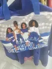 ZETA PHI BETA SORORITY CANVAS BAG PURSE TOTE MULTI-PURPOSE BAG WHITE 1920
