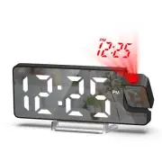 180° Rotatable Projection Digital Alarm Clock with Large 7.9" LED Display