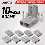 10x Anderson Plug Anderson Style Plug Connectors 50AMP 6AWG 12-24V DC Power Tool