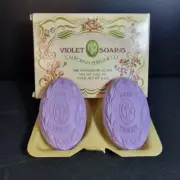 Avon Violet Soaps California Perfume Co 1980 Perfumed Soap