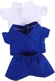 ERINGOGO Doll Doctor Costume Plush Toy Nurse Outfit Dress and Accessories Stuffed Animal Clothing