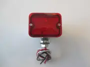 CHROME RED LED HOTROD TAIL STOP LIGHT RATROD UTE CUSTOM FORD CHEV HOLDEN