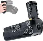ASITOO EOS R5 (BG-R10) Vertical Camera Battery Grip for Canon EOS R5, EOS R6,R6 Mark II Camera,Holds 2 E6 Rechargeable Lithium-ion Batteries, black