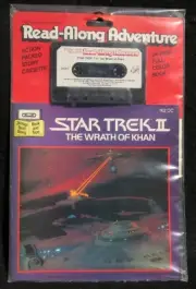 Star Trek: Wrath of Khan, Factory Sealed, Book, Cassette, Read-Along Advent 1983