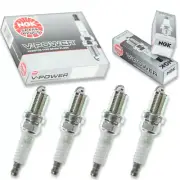 4pcs 04-05 Johnson NGK V-Power Spark Plugs 200 HP Kit Set Engine fc