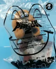 NIP McDonald's Happy Meal Toy 2011 MONKEY CARTWHEEL OF CRAZINESS KUNG FU PANDA