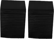 MAGICLULU Rubber Wheel Chocks for Car Parking Pcs Anti-Slip Tire Stoppers Black Garage Stopper Wheel Blocks for Slope