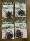 Mustad UltraPoint Demon Tuna Circle Hook #5/0 BL Nickel 100 Pk 39951NP-BN Lot