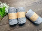 4.5 mm Premium Matte Polyester Macrame cord - DOVE #15