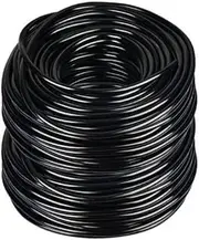 50Feet OD5MM ID3MM Blank Distribution Tubing Drip Irrigation Hose, Black Polyethylene Drip Irrigation Hose Garden Watering Tube Line
