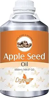 CRYSALIS Apple Seed (Malus Domestica Pyrus Malus) Oil| Pure & Natural Undiluted Carrier Oil Organic Standard for Skin & Hair Care|Therapeutic Oil,for Healthy Skin & Hair, Aromatherapy (169.07 FlOz)