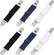 [QUCKOIYJ] Adjustable Elastic Boot Clips Boot Straps Pant Clips