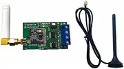 Lockmaner 868M Multifunctional Wireless RS485 Bus Serial Port UART Transceiver Module with Antenna for PTZ Camera PLC Modbus RTU