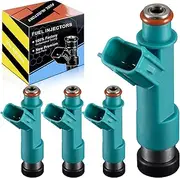 ABENLY 23250-28080 2.4L Fuel Injectors Fit For:-Toyota Camry Corolla Highlander for:-RAV4 Solara Matrix 2004-2010, For:-Scion tC 2005-2010 xB 2008-2010, Replace 23250-0H060 23209-28080 (4 Pcs)