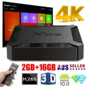 2024 Smart Android 10.0 OS TV BOX 4K 2+16GB WIFI H313 4K UHD 3D Media Player USB