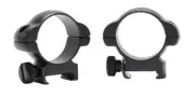 NEW Pecar Optics 30mm Weaver Style Scope Rings Medium w/ Nut Steel 2pc Picatinny