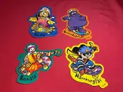 McDonalds 2001 Fun Times Skateboarding Stickers Ronald, Grimace, Birdie, Set