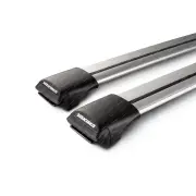 2 x Yakima Rail Bar 91cm Silver S45Y Roof Rack Bar Patented SmartFill
