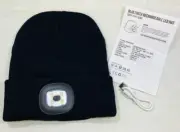 Unisex Bluetooth LED Beanie Hat Rechargeable Bluetooth Music Cap Outdoor Running