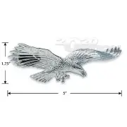 5" 3D EAGLE STICK-ON ADHESIVE EMBLEM STICKER FOR BMW ZERO