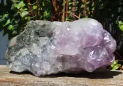 Rough Raw Purple Amethyst Crystal Cluster Display Piece 978 Grams Natural Brazil