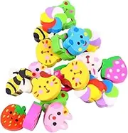 400pcs Rubber Eraser Art Eraser Art Drawing Eraser 2b Animal Head Pencil