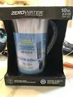 ZeroWater ZR-0810-4-N 10 Cup Round Water Filter Pitcher, clear