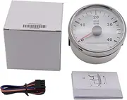 ZFGVGNMTYA Waterproof Tachometer with LCD Hourmeter 4KRPM Tacho Gauge 85MM Tachometer Red Backlight for Marine Boat Yacht Speed 0-4000 RPM Car Tachometer(WS)