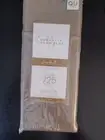 TAUPE Wamsutta Dream Zone 725 TC 100% Pima Cotton OVERSIZED QUEEN FLAT Sheet NEW