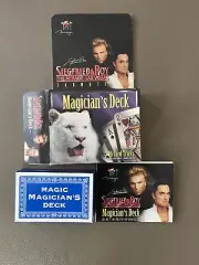 Siegfried And Roy Magicians Deck Mirage Las Vegas Open Box Never Used