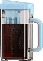 [Maestri House] Cold Brew Coffee Maker, 41oz Iced Tea and Coffee Maker Brewer Space Saving Tritan Pitcher, 350 Mesh Filter, 100% Leak-Proof