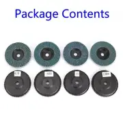 High Performance 3 inch Flap Discs 8pcs Grinding Wheels for Angle Grinder