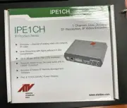 IP Video Encoder, 1 Channel, 12/24V, PoE