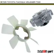 Cooling Fan Clutch+Fan Blade for Toyota 4 Runner T100 Tacoma 95-01 I4 2.4L 2.7L (for: Toyota)