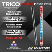 20x Trico Plastic Wiper Blade Refills Polycarb Backed TRN610-20 6mm x 610mm (for: Daewoo)