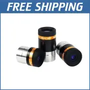 Lightweight 1.25" Telescope Eyepiece Set - 4mm, 10mm, 23mm for Precise Viewing