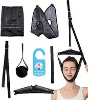 Neck Traction Device - Home Traction Device For Neck,Ergonomic Soft Portable Corrector For Door Sleeping Travel Home Exercise Workout Meditation Reading