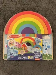 Melissa & Doug “Blue's Clues & You!” Wooden Stacking Puzzle - 9 Pieces - NEW!