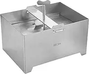 Tofu Press, Sturdy Stainless Steel Tofu Mold with Drain Hole and Drip Tray, Maker Fast & Efficient Water Removal Paneer Press for Paneer//Cheese Making