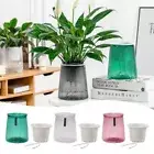 Resin Lazy Plant Pot Self Watering Potted Flower Pot Hydroponic Planter